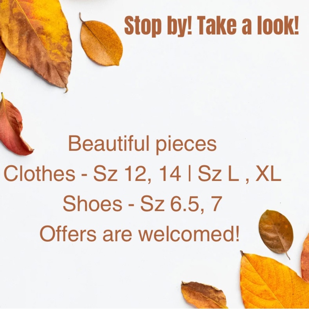 Moving Sale - Clothing Sz 12-14; L-XL | Shoes Sz 7 💃